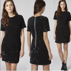 Velvet Sequin Cocktail dress  seen on Beyonce